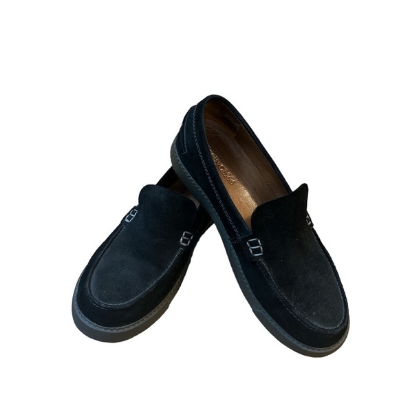See by Chloe Black Suede Slip On Loafers Size 7.5 - Picture 1 of 11